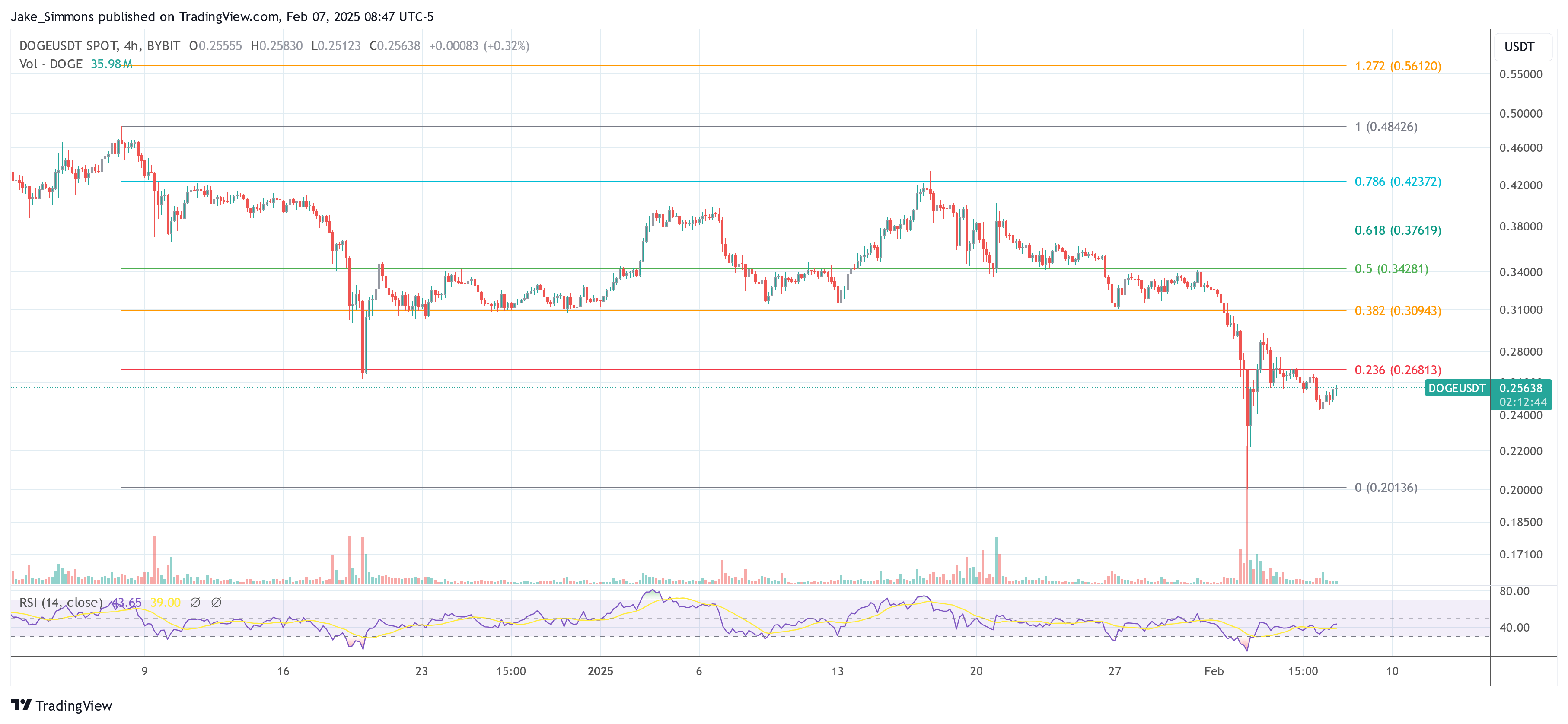 Dogecoin Price Chart