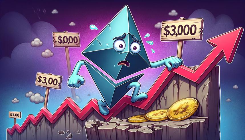 ราคา Ethereum (ETH) พลาดแตะ $3,000
