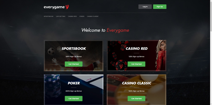 everygame sportsbook and gaming options
