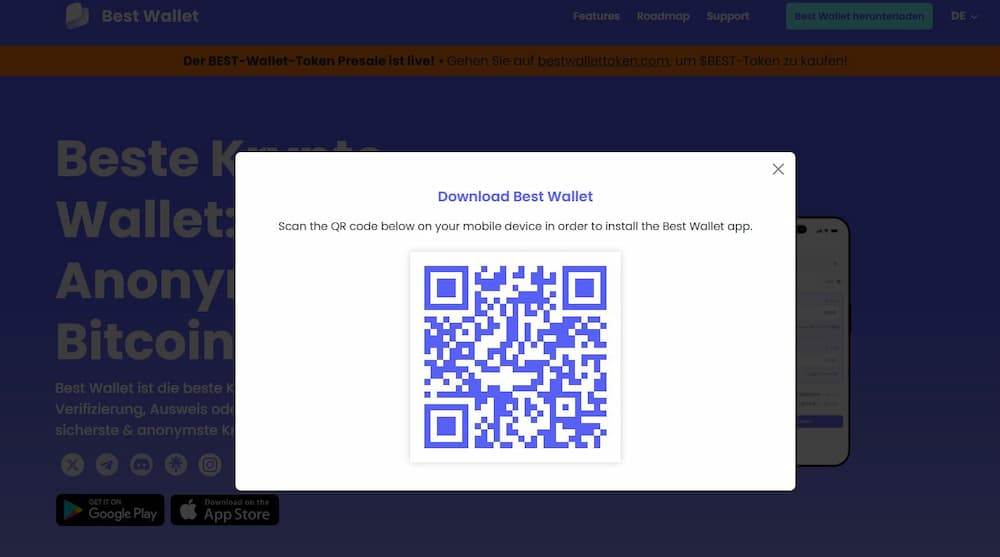 Krypto-Wallet einrichten