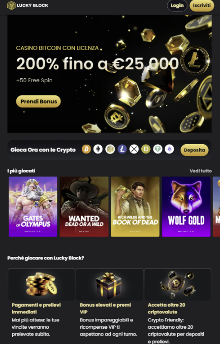 casino online senza deposito - Lucky Block