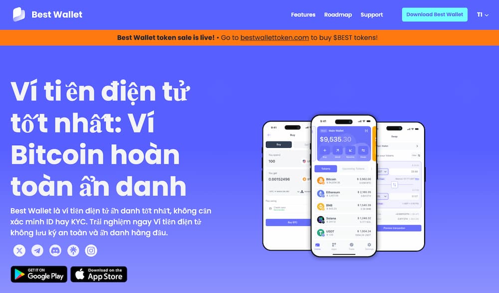 Mua bằng Best Wallet