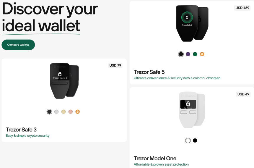 Trezor - Wallet Crypto Terbaik