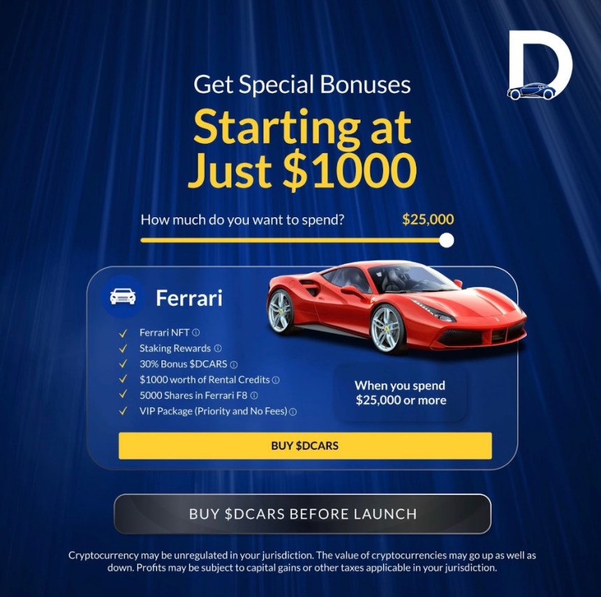 How to Participate in $DCARS Presale