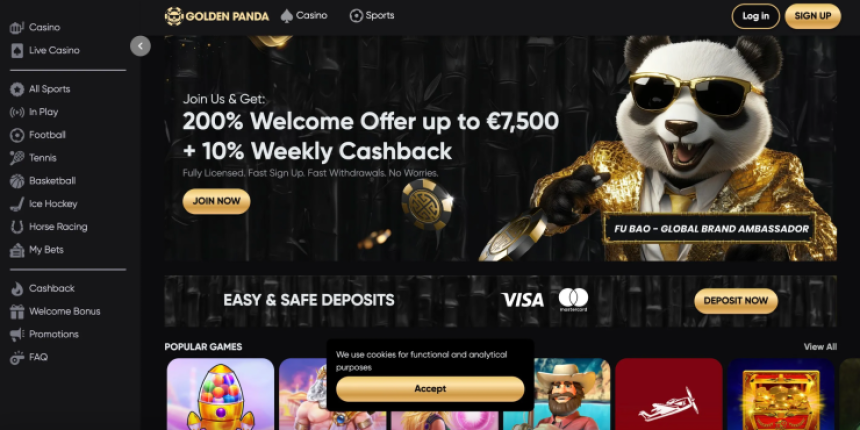 Golden Panda казино на живо 