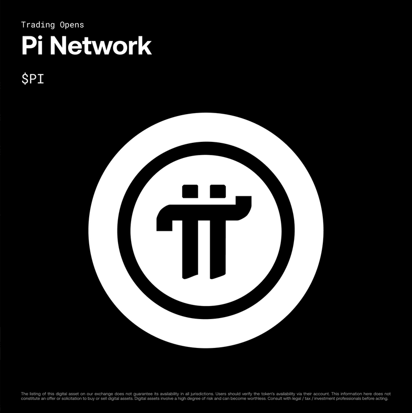 burza okx zalistovala pi network