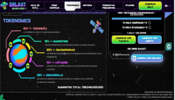 ¿Cómo hacerse crypto millonario con Solana? La nueva capa 2 de SOL, Solaxy podría ser la solución