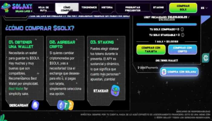 ¿Cómo hacerse crypto millonario con Solana? La nueva capa 2 de SOL, Solaxy podría ser la solución