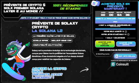 Solaxy un altcoin qui va exploser