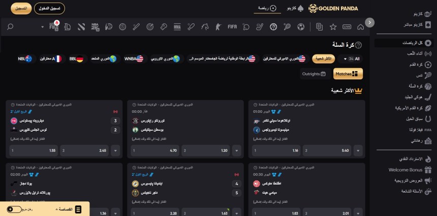 المراهنة على كرة السلة في الإمارات