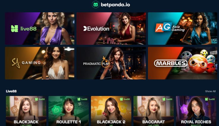 betpanda live casino