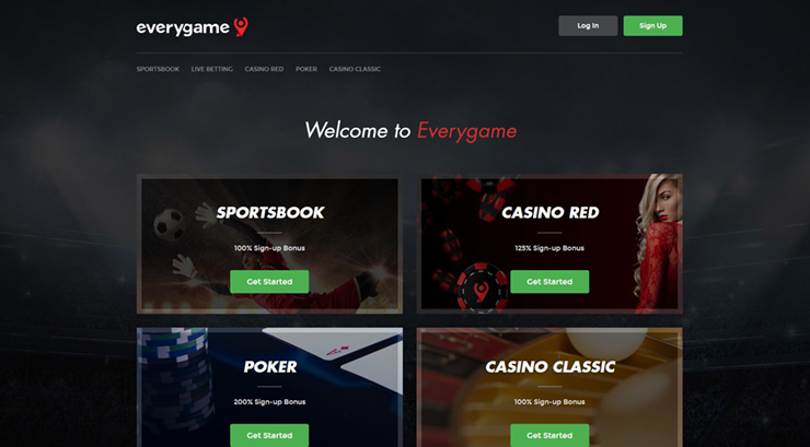 everygame sportsbook game options