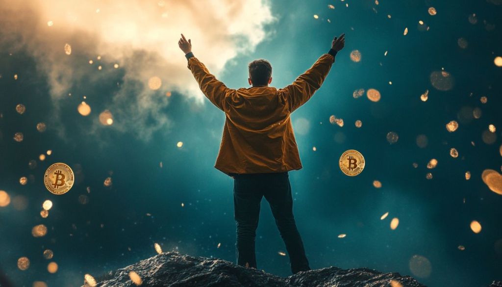 ビットコイン投資で億を稼いだ男性