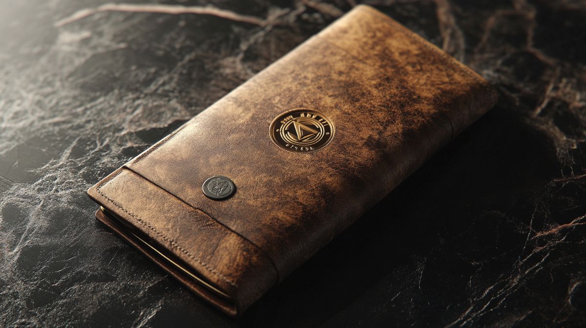 革製のビットコインウォレット