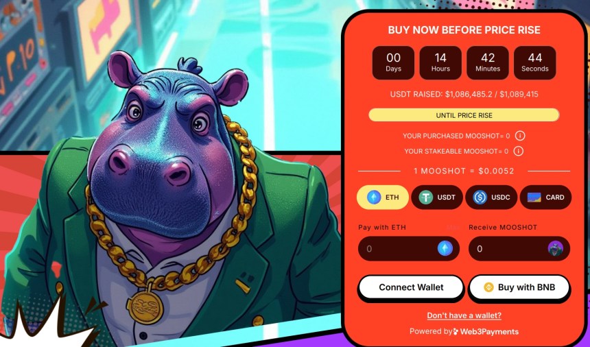 Mooshot presale info