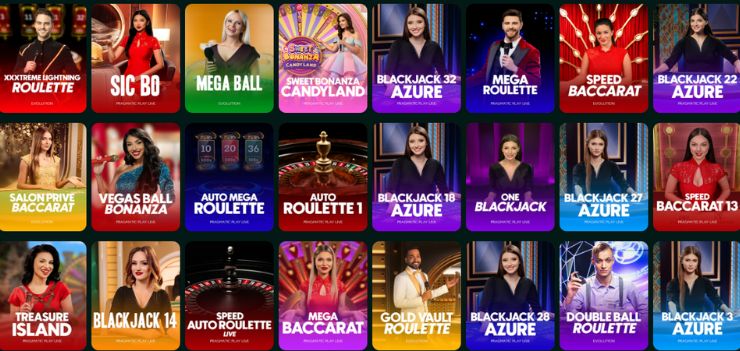 tg casino live games