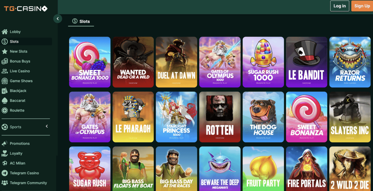 tg casino nyerogepek