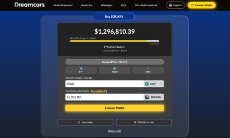 DCARS presale