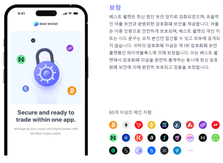 베스트 월렛 보안 기능