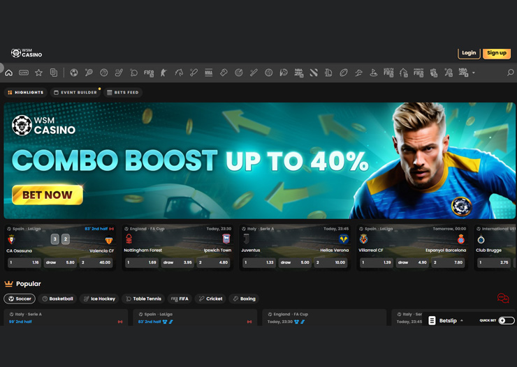 wsm casino bonus and betting 