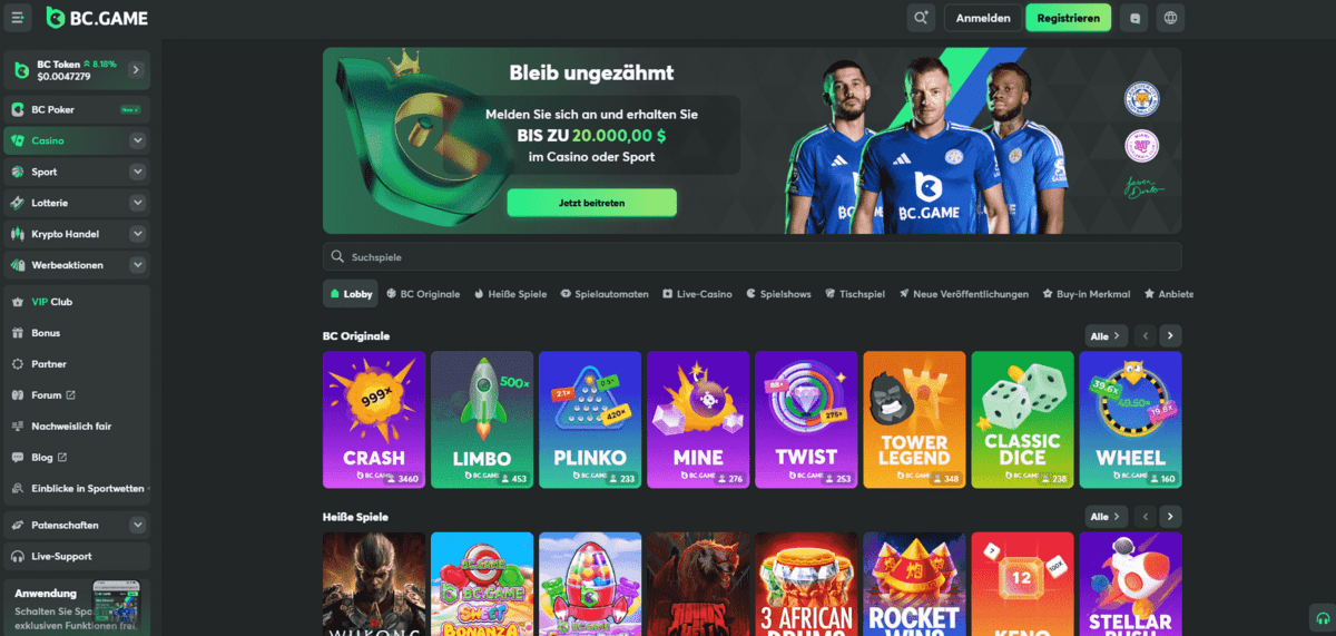 BCGame Casino Angebote