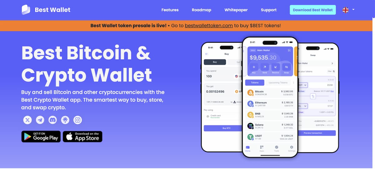 Best Wallet- Alternativa za besplatni crypto wallet