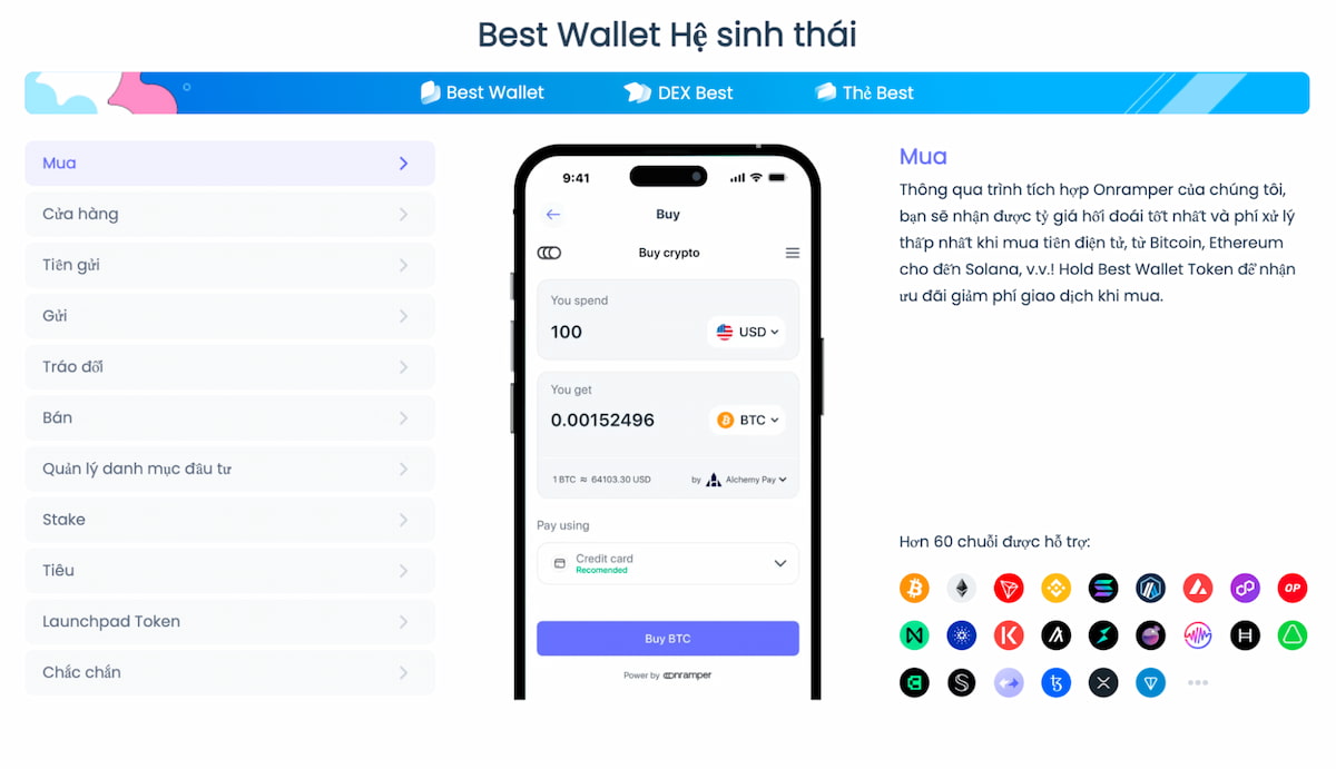 Best Wallet – Sàn giao dịch tiền điện tử