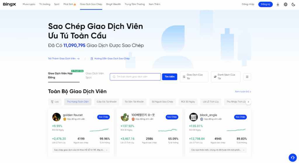 Bingx Trao đổi tiền điện tử
