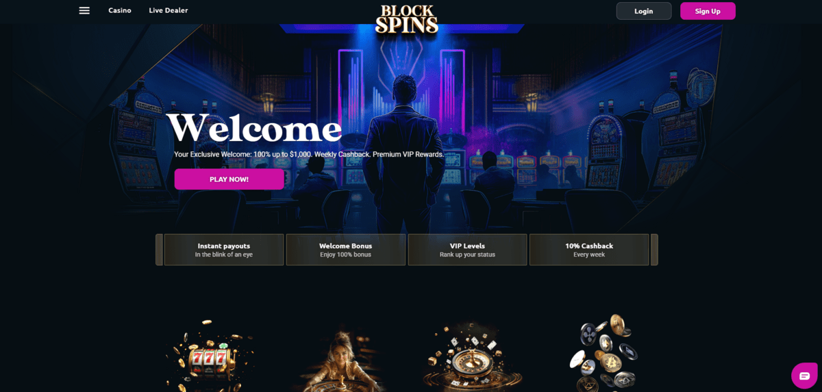 BlockSpins Casino Angebote