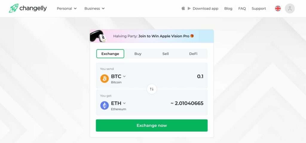Changelly: Eficiência nas Trocas com Limite Diário Amplo