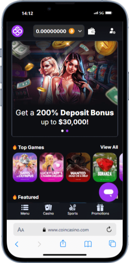 CoinCasino - Anonymous Online Casino ZA