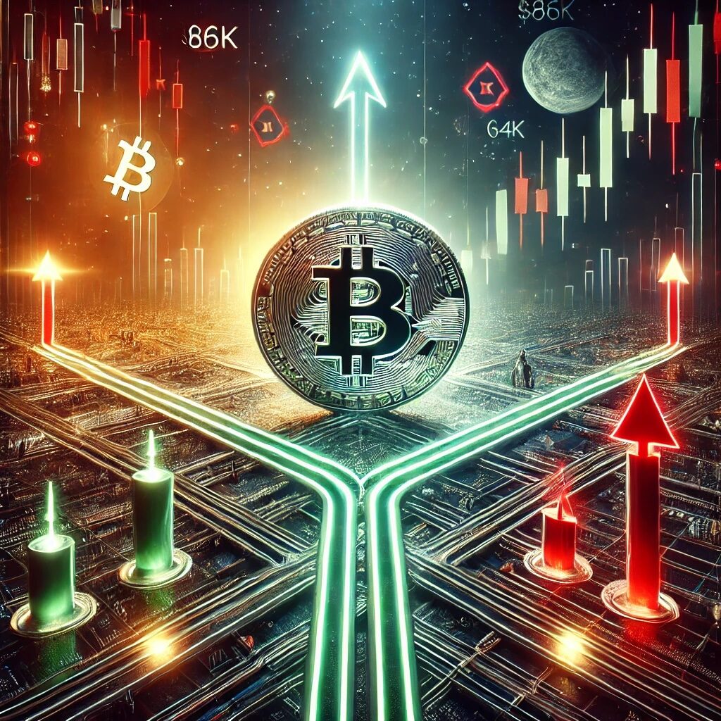 Bitcoin’s Price at a Crossroads—Will It Break $86K or Drop to $64K Support?