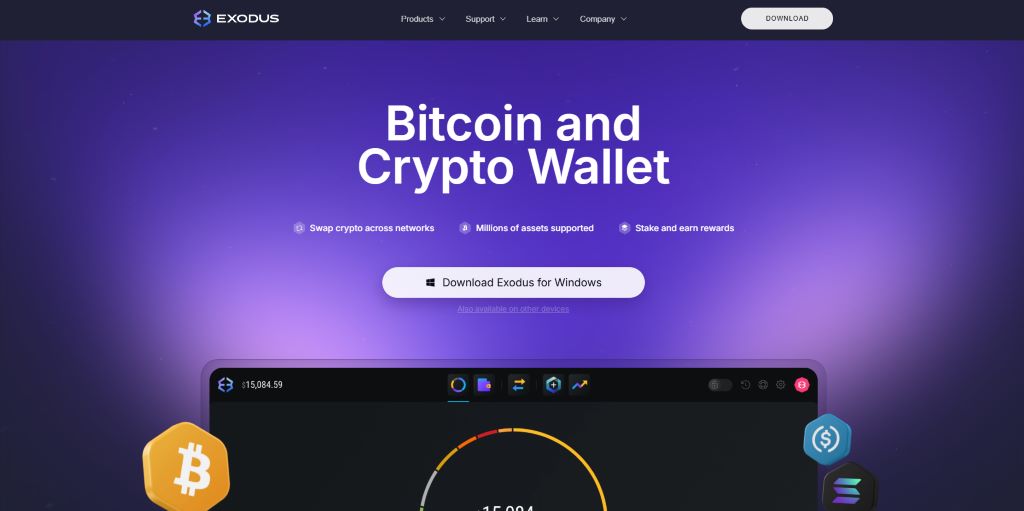 Exodus Elegantní a uživatelsky přívětivá