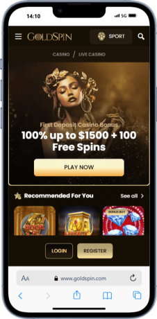 GoldSpin Instant Withdrawal Casino AUS
