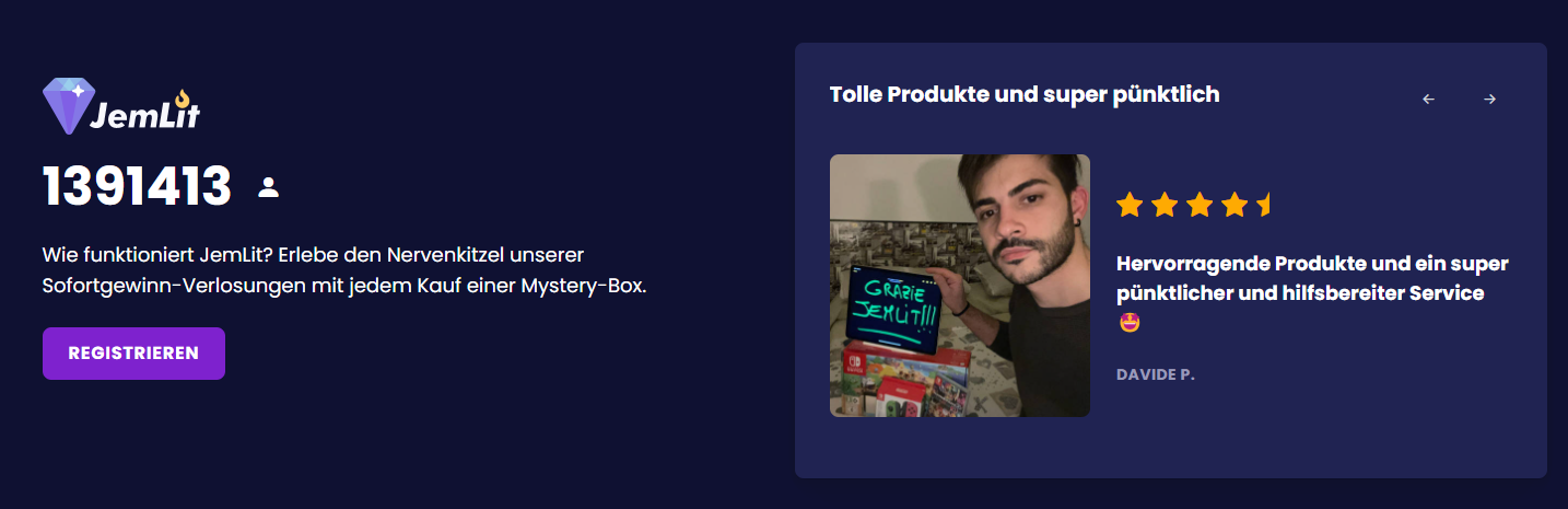 Jemlit und Elektronik Mystery Boxen