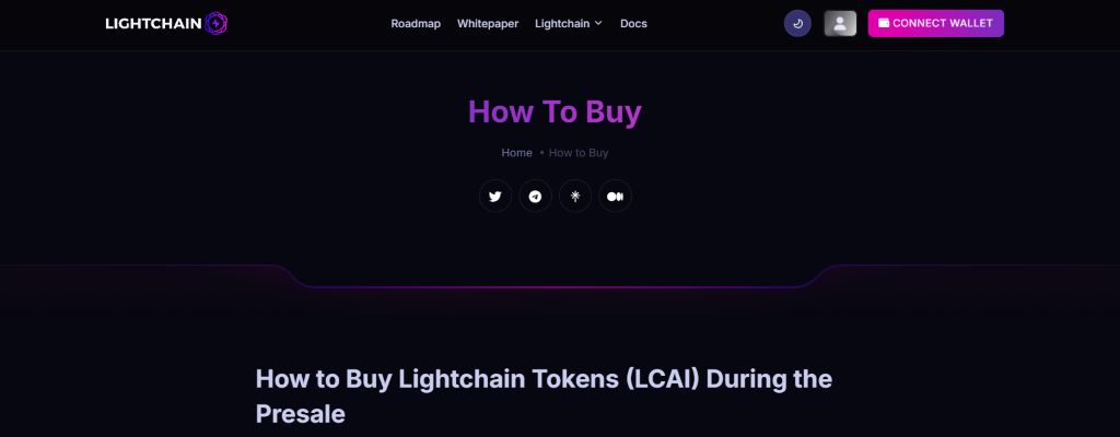 Lightchain AIの購入方法