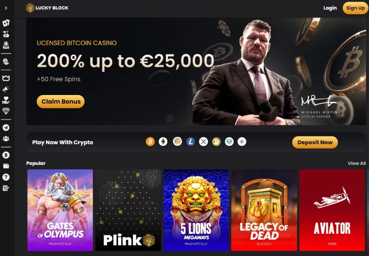 Lucky Block, crypto gokken