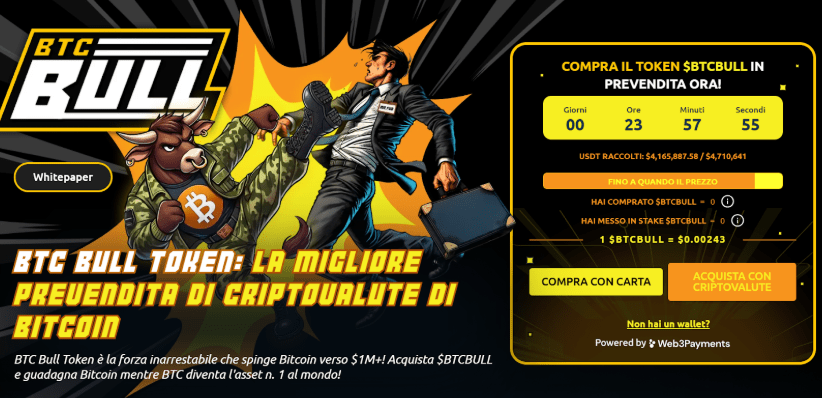 Migliori criptovalute - Bitcoin bull