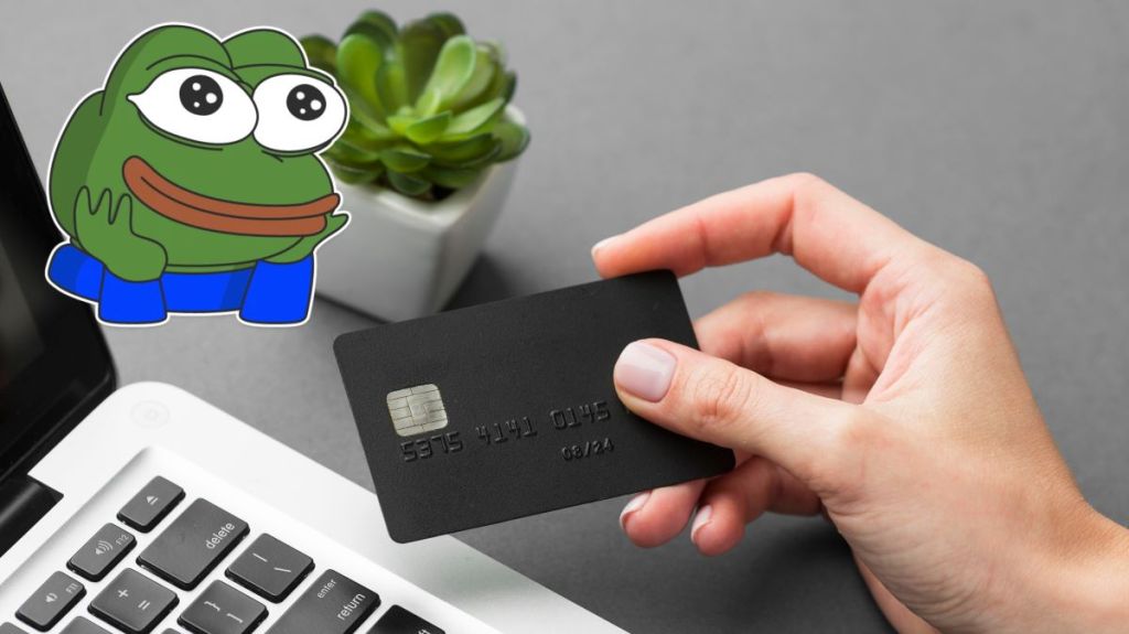 Mua Pepe bằng thẻ tín dụng & ghi nợ