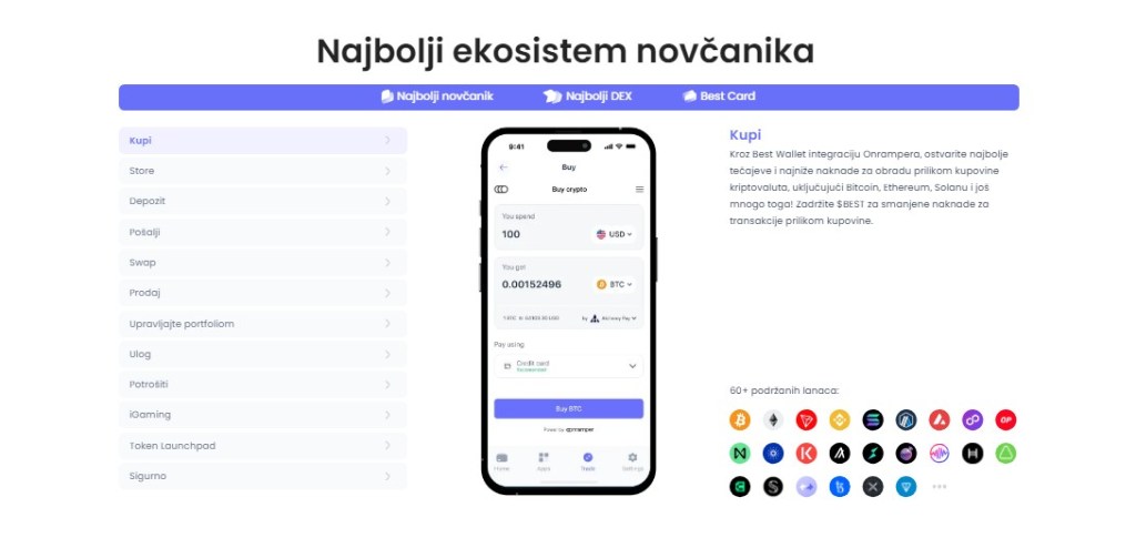 No KYC Crypto Berza a ujedno i Crypto Wallet