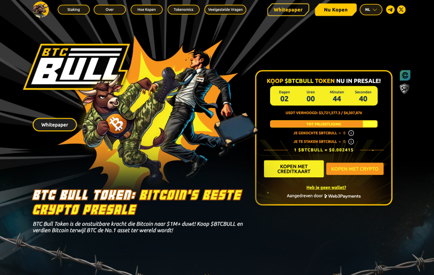 Bitcoin Bull ($BTCBULL) michael saylor crypto, bitcoin koers, nu bitcoin kopen