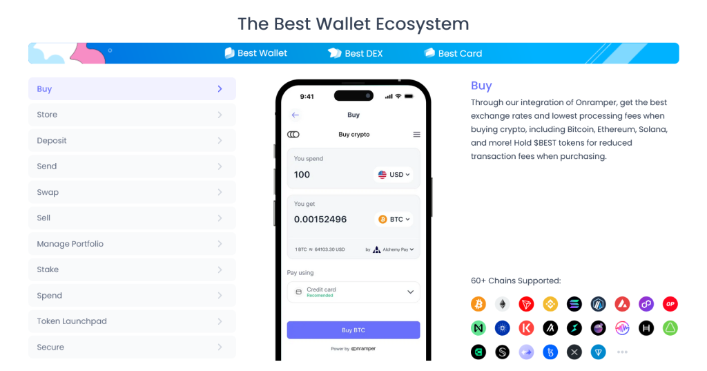 best wallet ekosystém burzy bez kyc