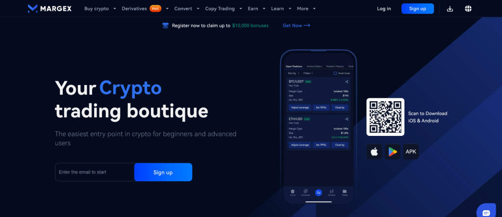 burza bez kyc margex