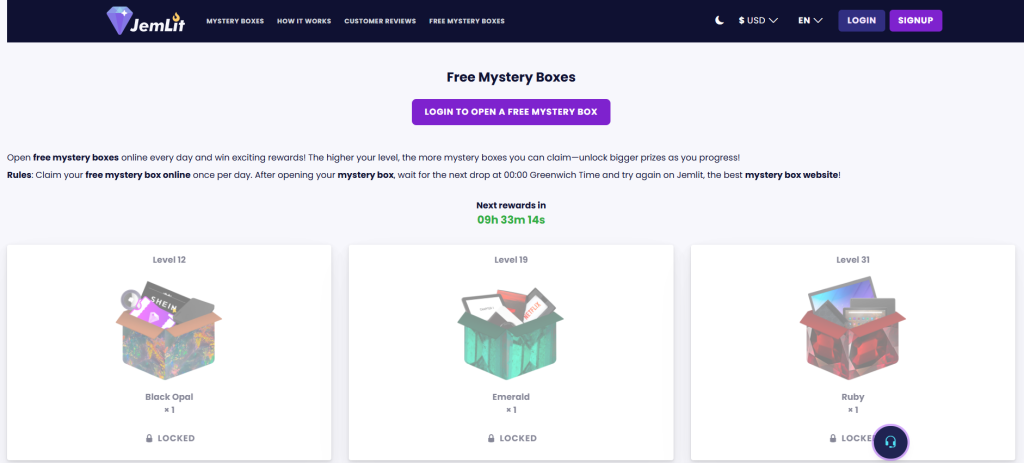Mystery boxy zdarma.