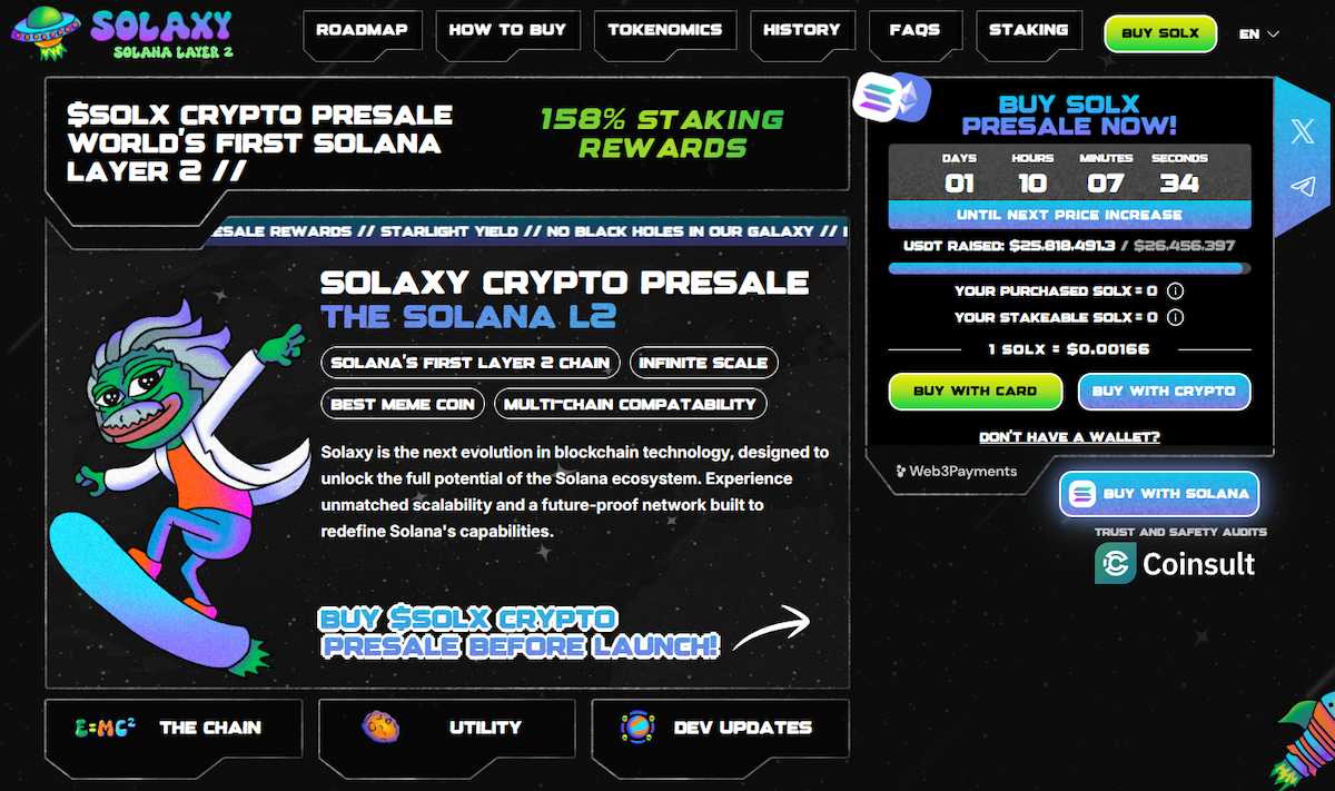 Solaxy Kriptovalute koje će rasti