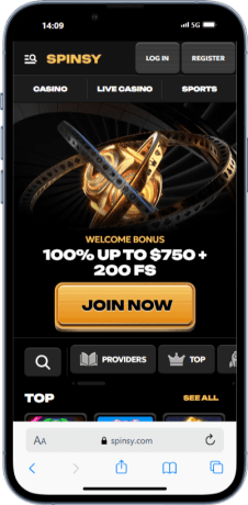 Spinsy Instant Withdrawal Casino AUS