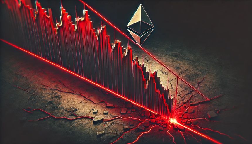 Ethereum Breaks Below Parallel Channel – Is ETH Collapsing To $1,250?