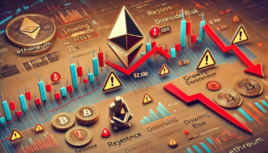 Ethereum Fails To Break $2,100 Resistance – Growing Downside Risk?