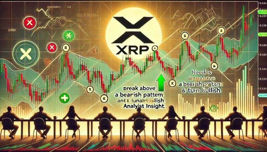 XRP는 약세 패턴을 무효화하기 위해 3 달러 이상을 끊어야합니다.