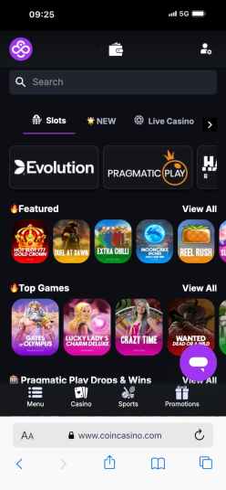 CoinCasino - Crypto gambling sites UK